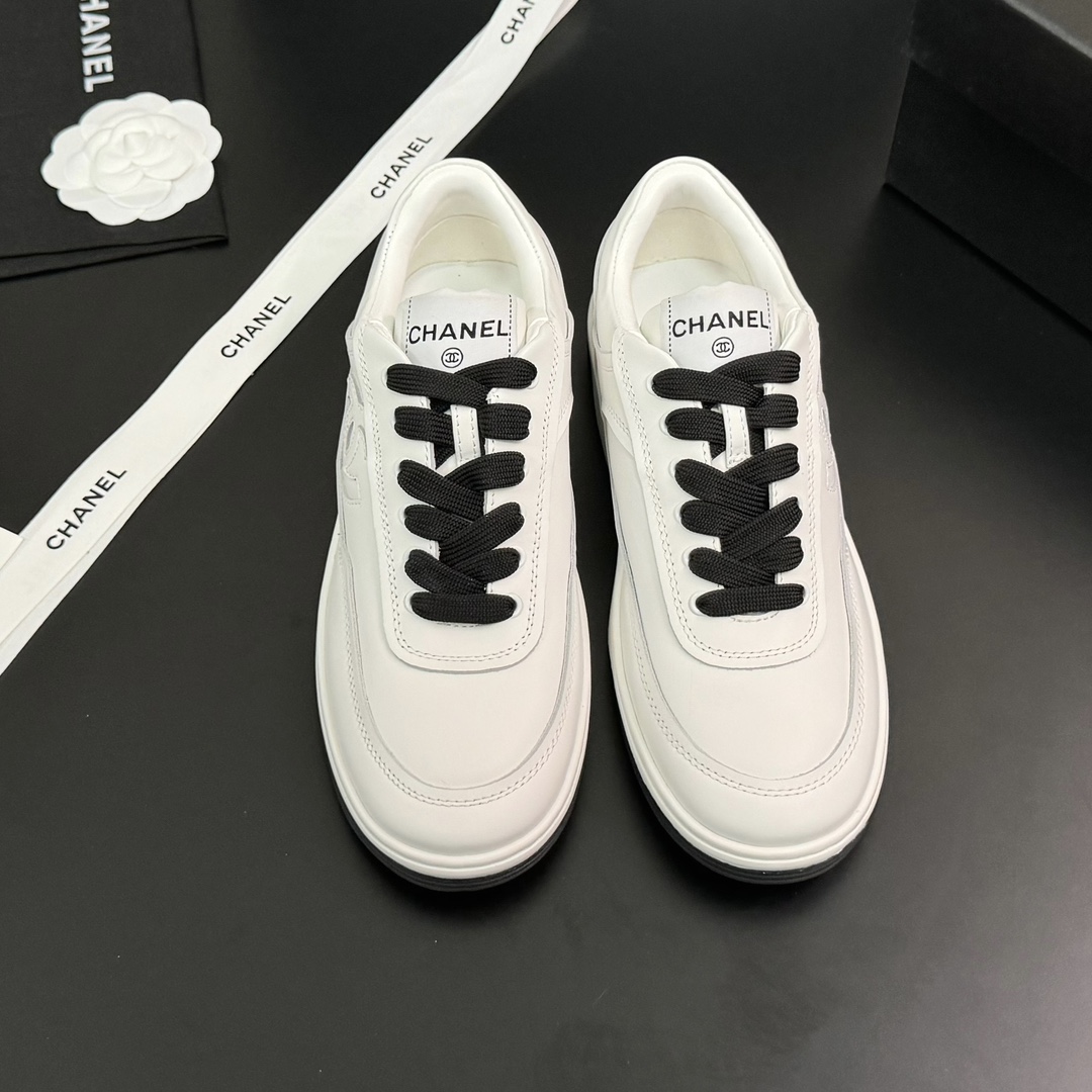 Chan*l 2024P nuevas zapatillas planas de principios de primavera, nuevos zapatos casuales de Xiaoxiang C, zapatillas ba…