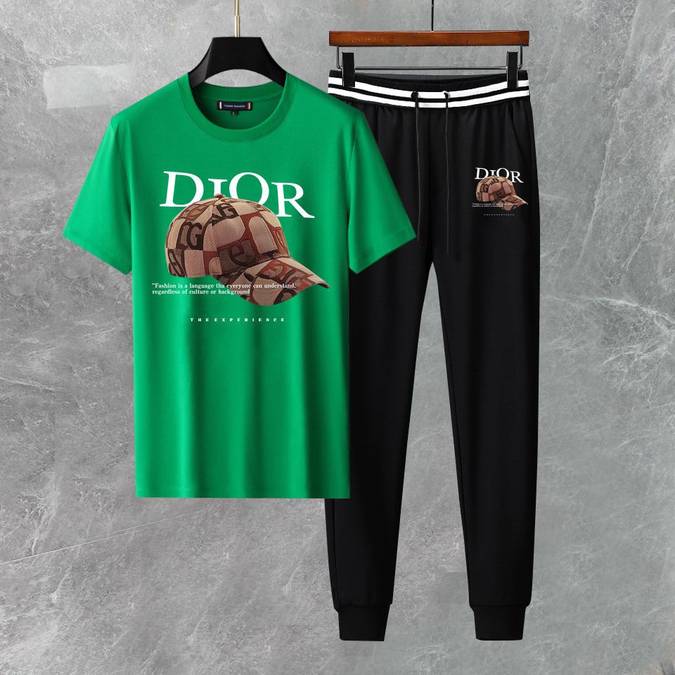 Dior Kleding T-Shirt Trainingspak Lentecollectie Fashion Korte mouw