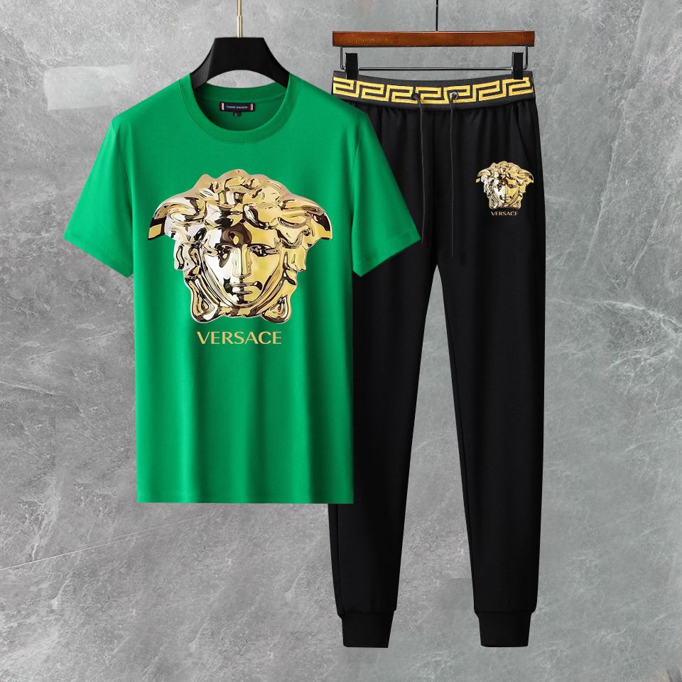 Versace Kleding T-Shirt Trainingspak Lentecollectie Fashion Korte mouw