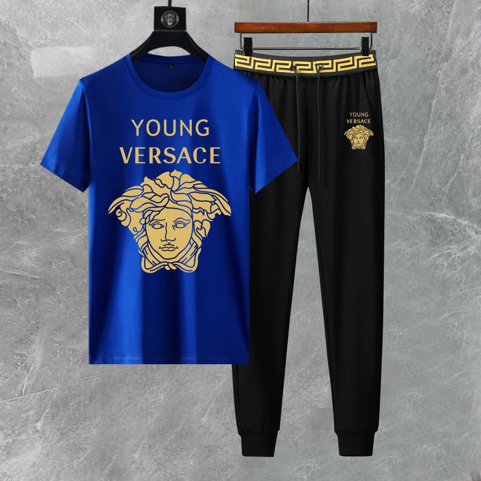 Versace Kleding T-Shirt Trainingspak Lentecollectie Fashion Korte mouw