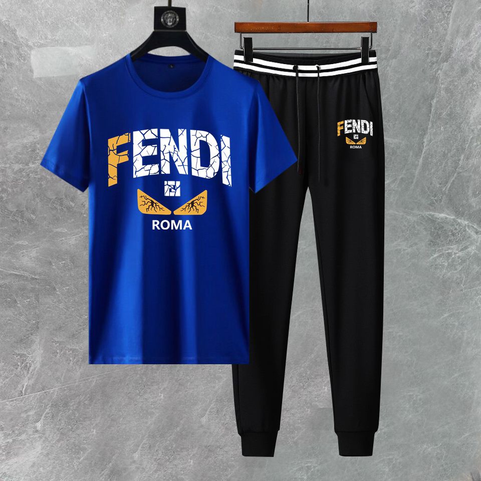 Fendi Kleding T-Shirt Trainingspak Lentecollectie Fashion Korte mouw