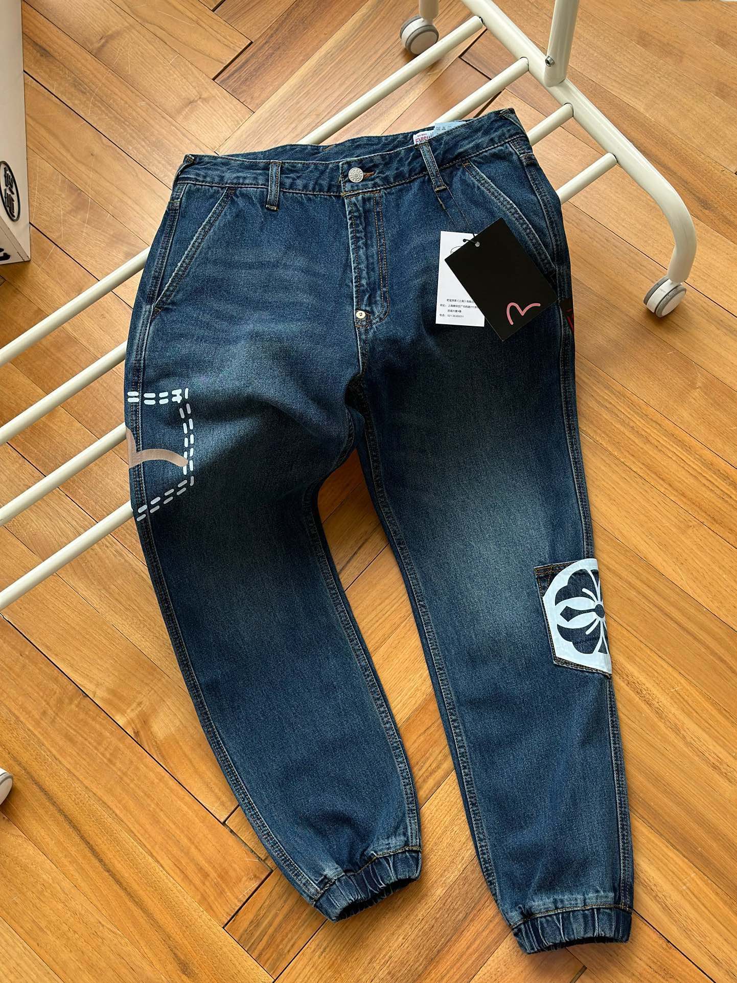 Evisu Clothing Jeans Buy AAA Cheap
 Denim Spring Collection Fashion Leggings