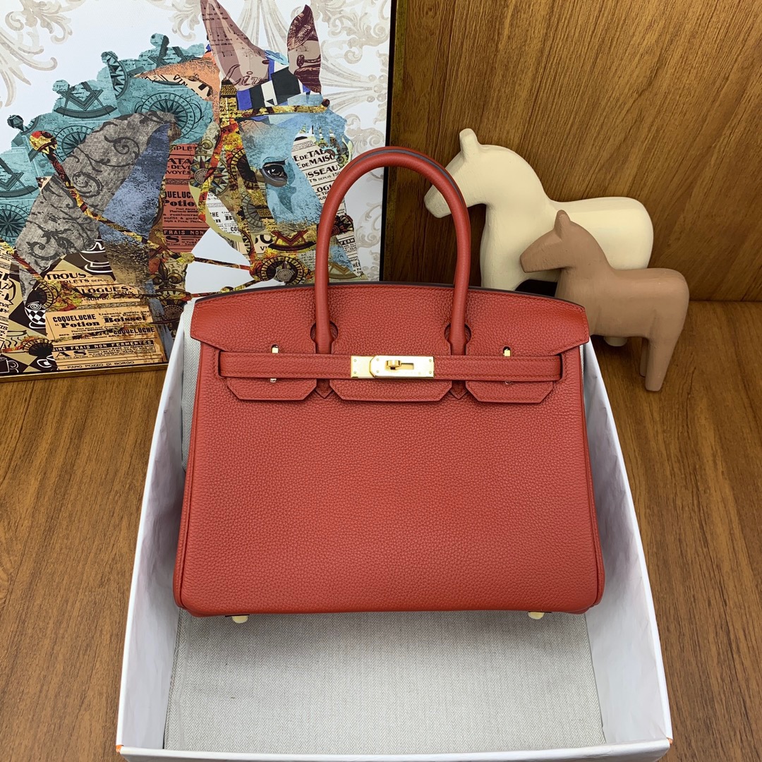 Hermes Birkin Bags Handbags Brown Maple