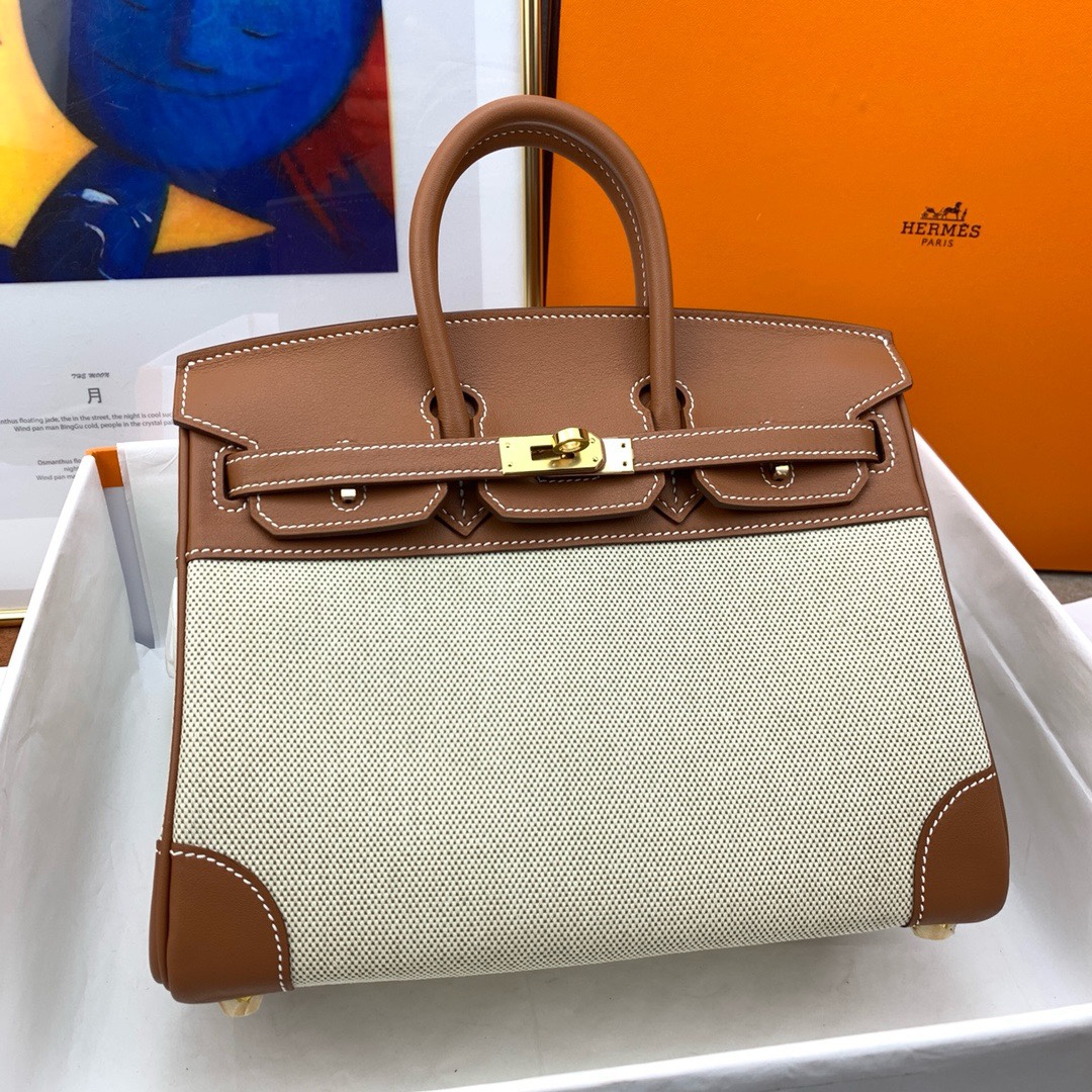 Hermes Birkin Knockoff
 Bags Handbags Brown Coffee Color Canvas