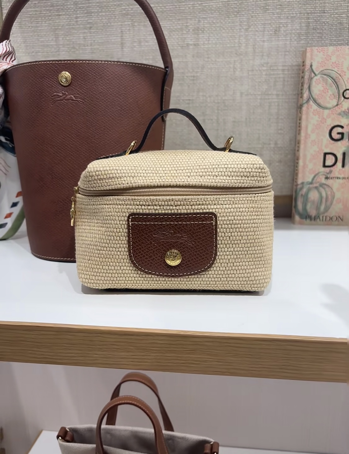 摩奈 Moynat 经典高奢皮具手袋托特包斜挎包女包 #6905657B 5