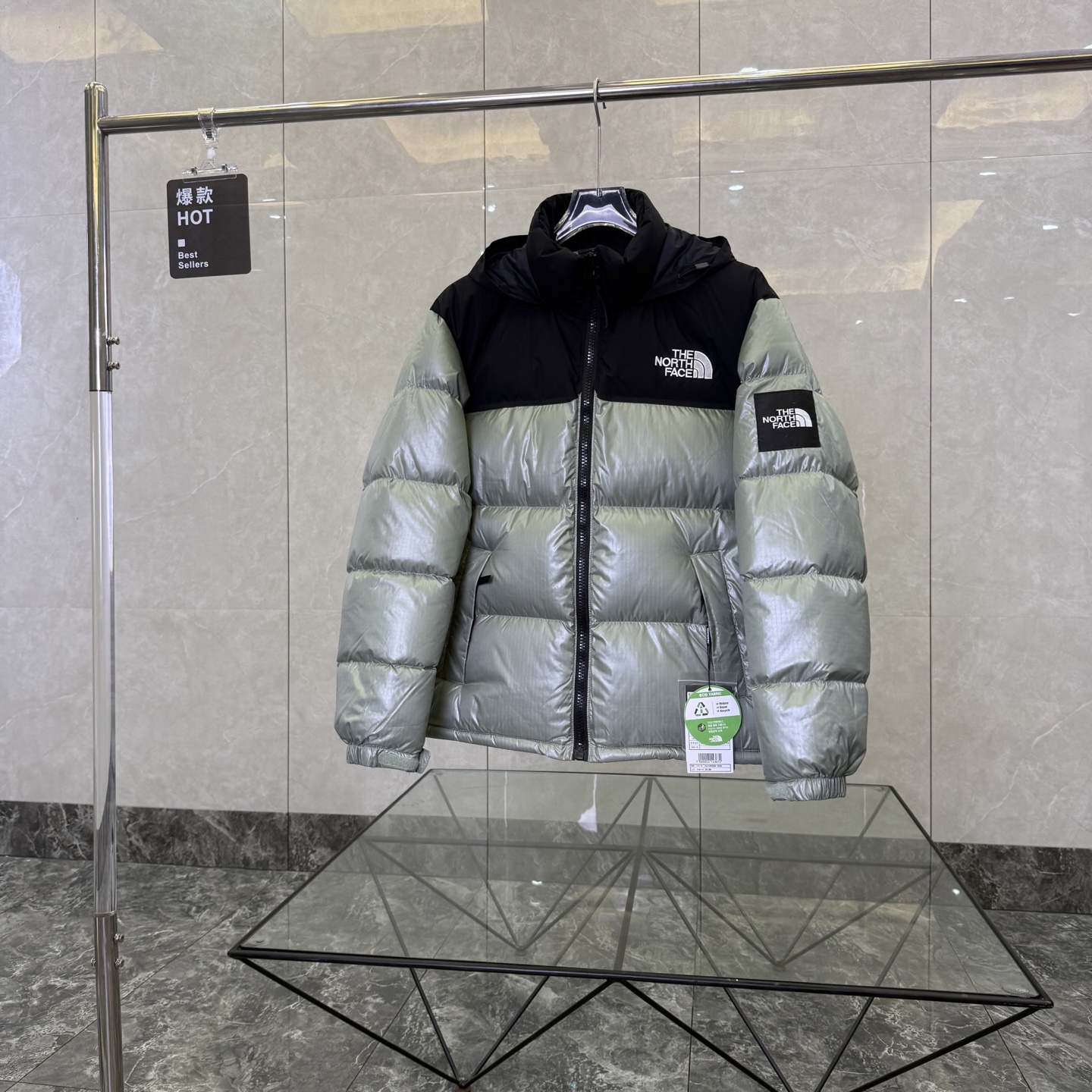【04497】The North Face Big Grid Down Jacket