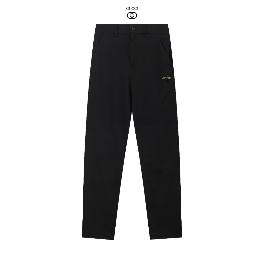 Gucci Men's Spring/Summer Lightweight Business Casual Ice Silk Trousers 2 o 1j01m2jhcnjt1mt8usj1h2hnd2b