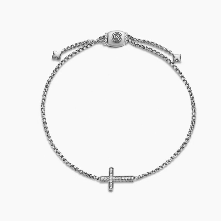 NO:879565,DavidYurman silver 15x10mm cross bracelet (size 21 cm), jewelry boutique, bracelet19860909DavidYurman 银色15x10mm 十字架手链（尺寸21厘米）,饰品精品,bracelet,Jewelry