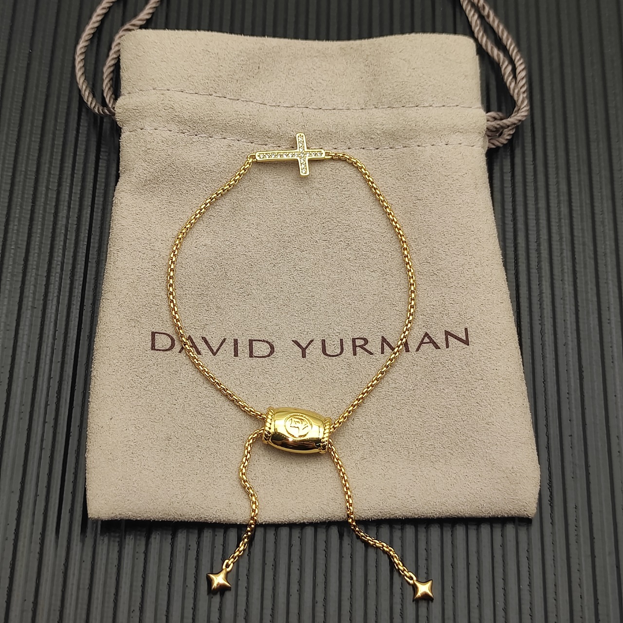 NO:879563,DavidYurman gold 15x10mm cross bracelet (size 21 cm), jewelry boutique, bracelet19860909DavidYurman 金色15x10mm 十字架手链（尺寸21厘米）,饰品精品,bracelet,Jewelry