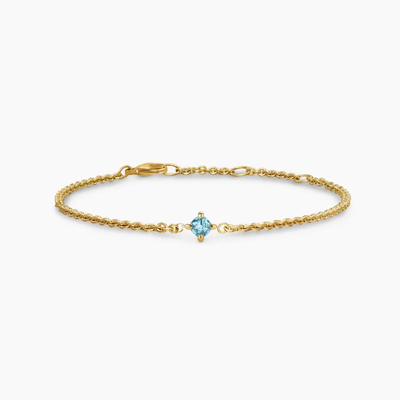 NO:879554,DavidYurman gold 4mm single diamond light blue diamond bracelet 17+2+2cm, jewelry boutique, bracelet19860909DavidYurman 金色4mm单钻浅蓝钻手链17+2+2厘米,饰品精品,bracelet,Jewelry