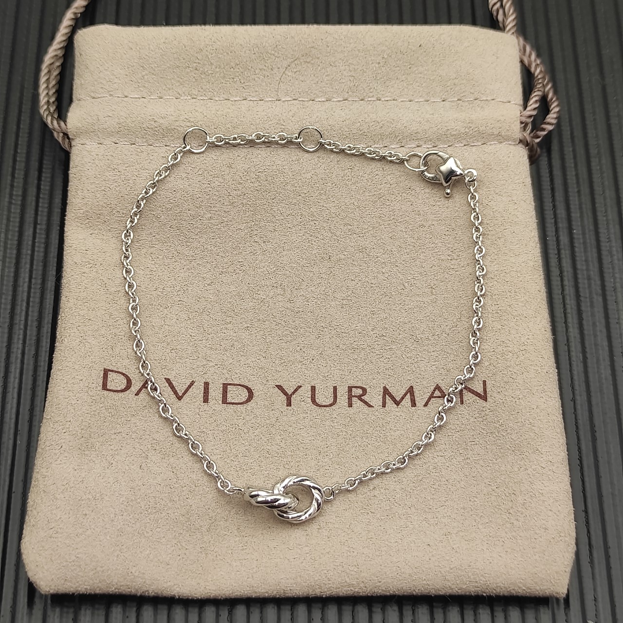 NO:879569,DavidYurman Silver 8mm Double Ring Twisted Bracelet 17+2+2cm, Boutique Jewelry, Bracelet19860909DavidYurman 银色 8mm双环扭线手链 17+2+2厘米,饰品精品,bracelet,Jewelry