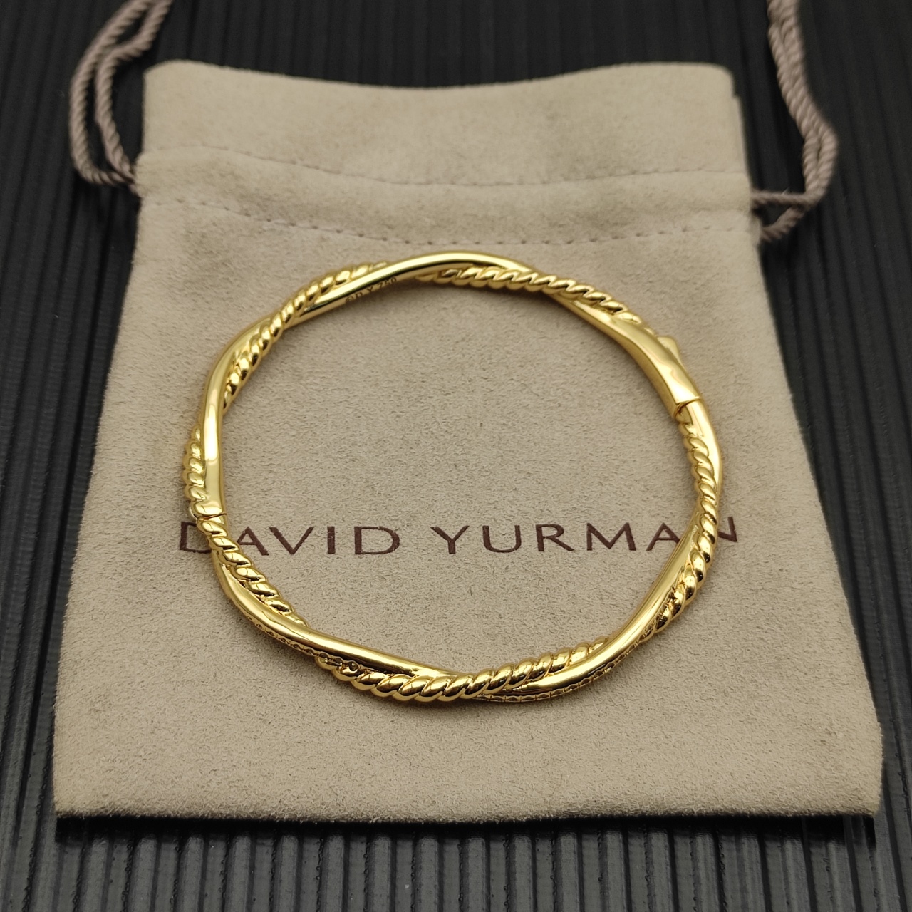 NO:879561,David Yurman 4.4mm gold small infinity intertwined bracelet, jewelry boutique, bracelet19860909David Yurman 4.4mm金色小无限交织手镯,饰品精品,bracelet,Jewelry