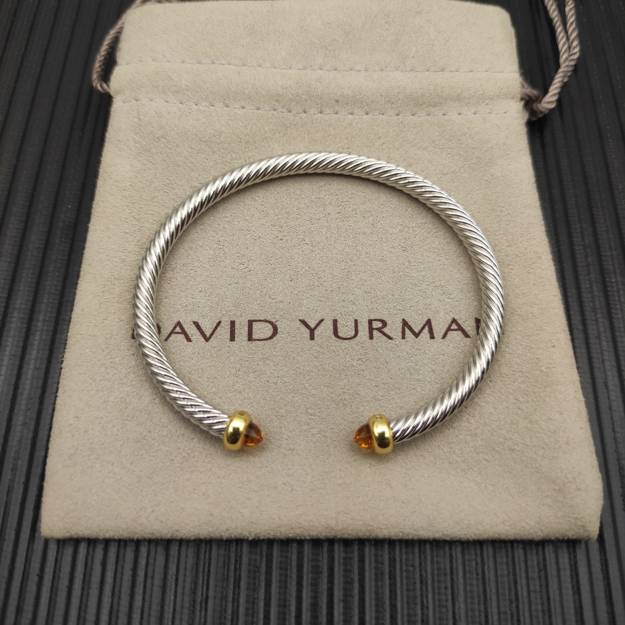 NO:879531,David Yurman Colorless Diamond 4mm Champagne Diamond Bracelet, Boutique Jewelry, Bracelet19860909David Yurman 分色无钻4mm香槟钻 手镯,饰品精品,bracelet,Jewelry