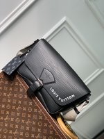 What’s the best to buy replica
 Louis Vuitton LV Montsouris Messenger Bags Black Epi Calfskin Cowhide M23097