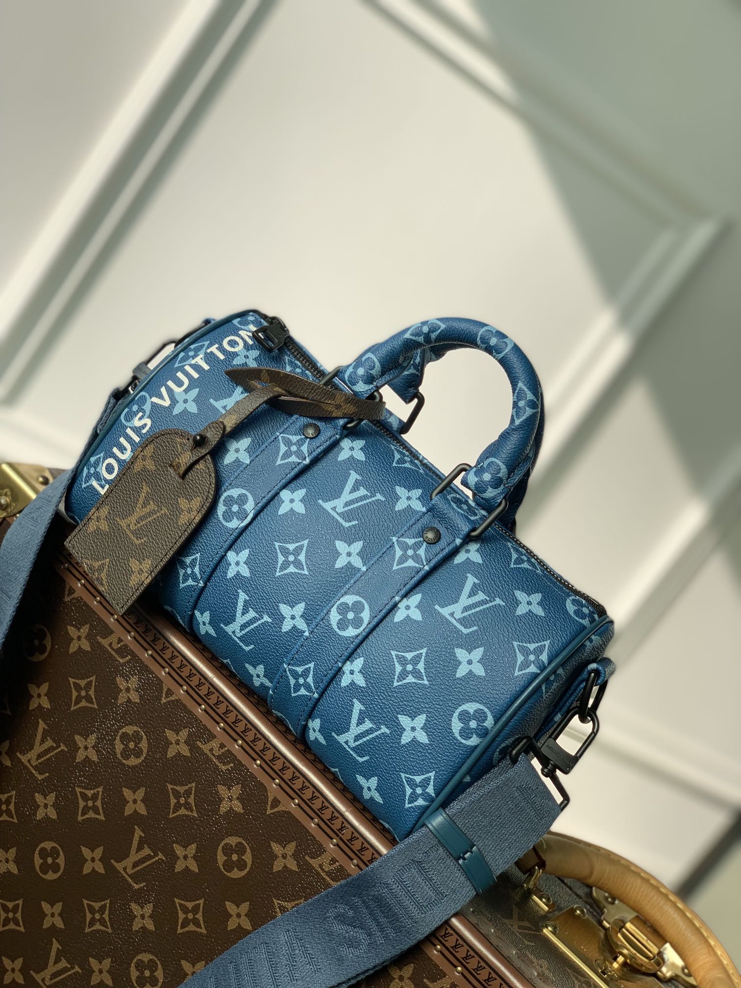 Louis Vuitton LV Keepall Handbags Travel Bags Designer Fashion Replica Canvas M46803