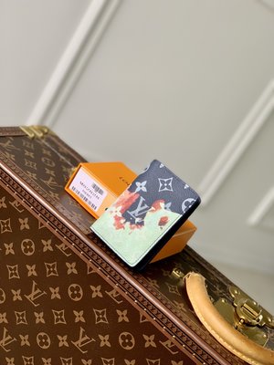 Louis Vuitton Online Wallet Splicing Monogram Canvas M82827