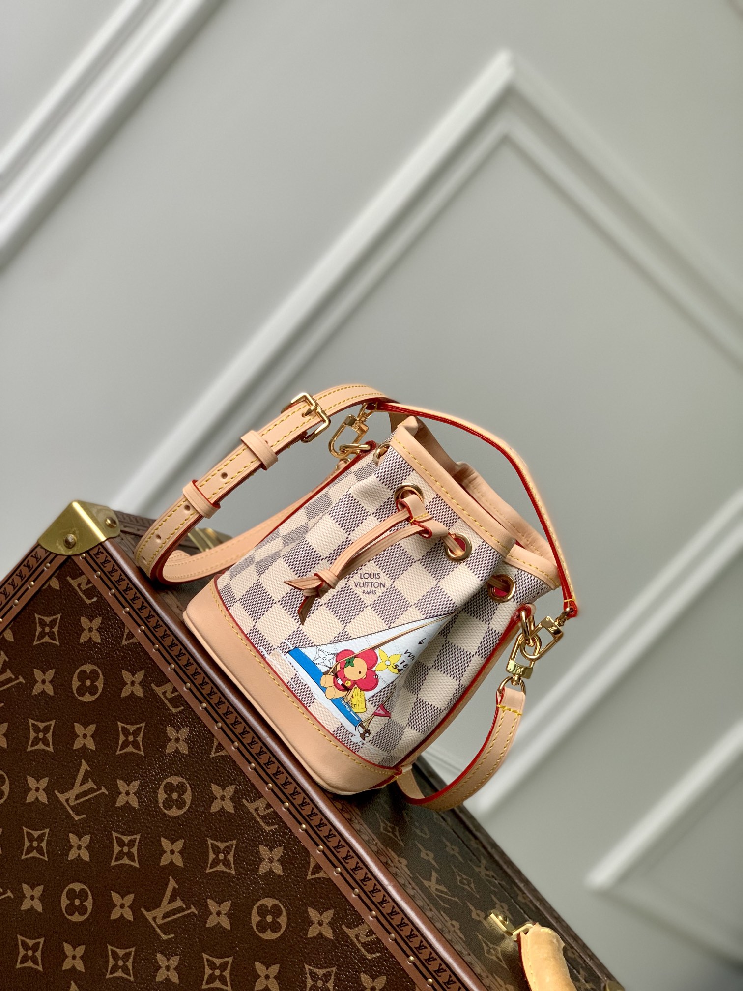 Louis Vuitton LV Nano Noe Bags Handbags High Quality AAA Replica
 Damier Azur Canvas N40511