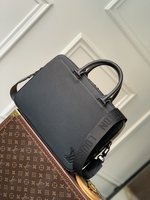 Louis Vuitton Designer
 Bags Briefcase Black Cowhide M23778