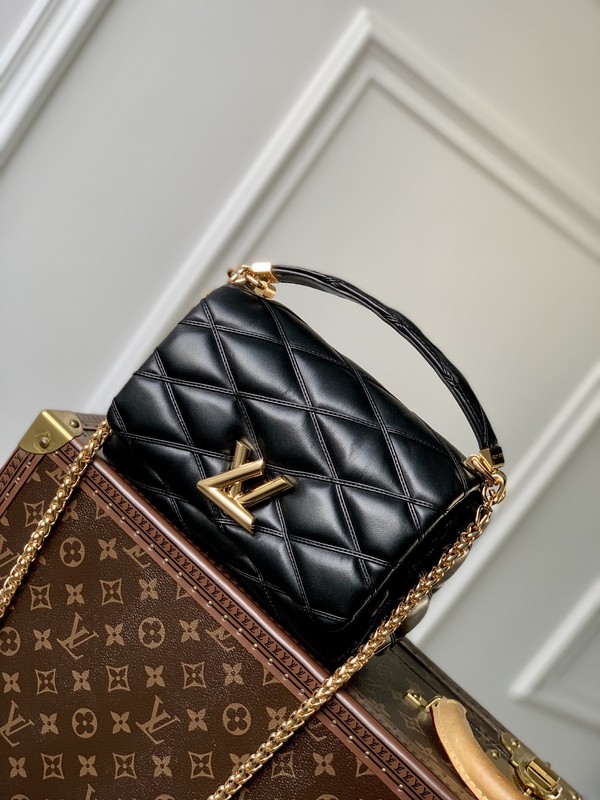 Louis Vuitton Bags Handbags Black Sheepskin LV Twist M22891