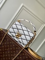 Louis Vuitton Bags Handbags White Sheepskin LV Twist M22890