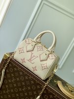 Buy Luxury 2023 
 Louis Vuitton LV Speedy Bags Handbags Apricot Color Printing Empreinte​ M46397
