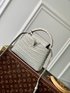 Louis Vuitton LV Capucines Bags Handbags Grey Calfskin Cowhide Mini M48865