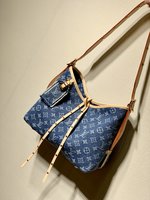 Louis Vuitton Bags Handbags Blue Monogram Canvas M46855