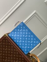 Louis Vuitton Bags Handbags Blue Monogram Eclipse Canvas Pochette M83099