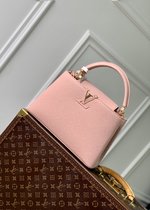 Louis Vuitton LV Capucines Bags Handbags Pink Calfskin Cowhide M23792