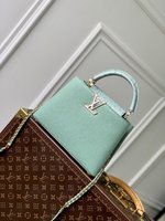 Top Perfect Fake
 Louis Vuitton LV Capucines Bags Handbags Taurillon Cowhide Ostrich Leather N84073