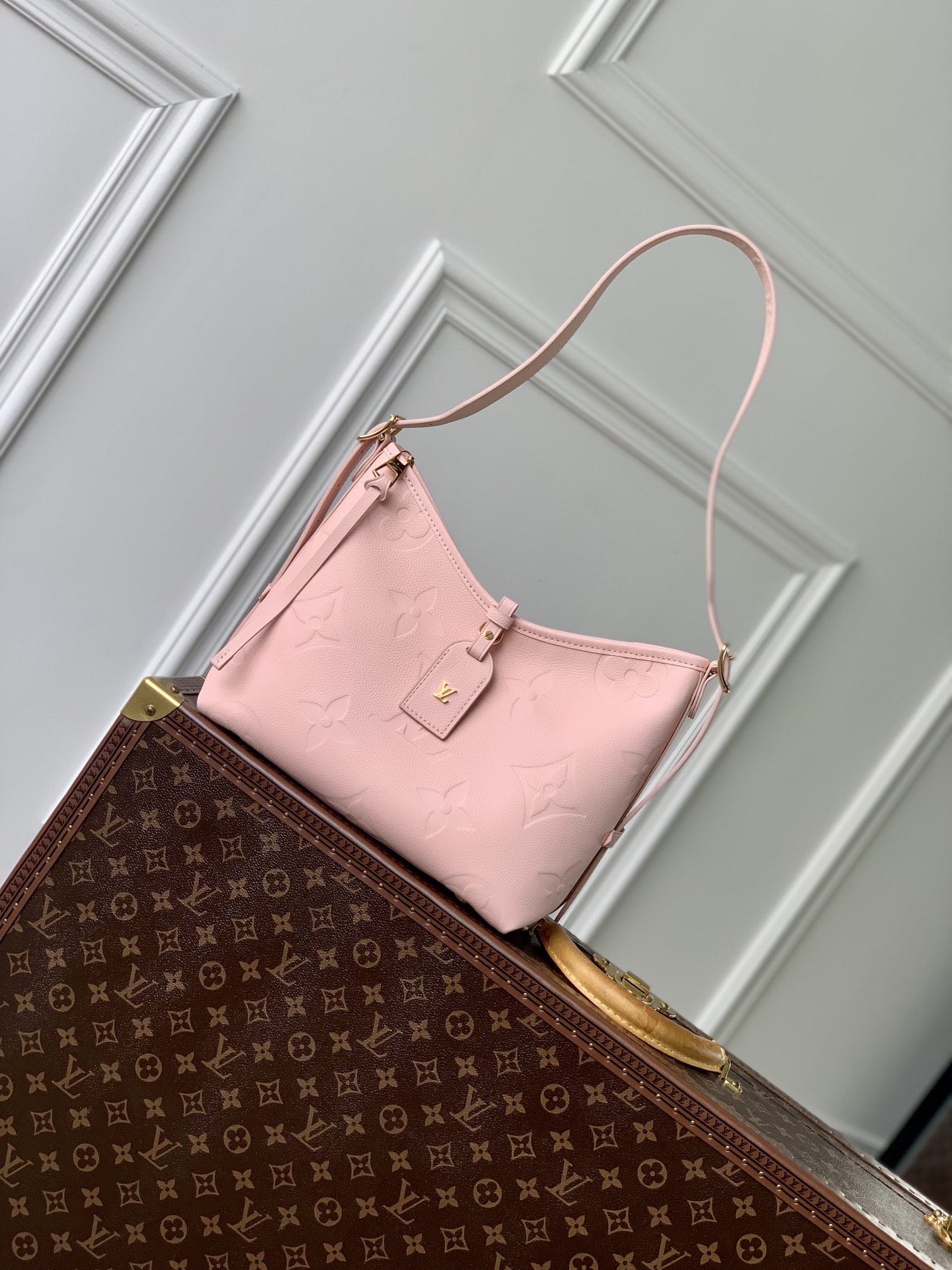 Louis Vuitton Aaa +
 Sacs À Main Couleur rose Empreinte​ M46288