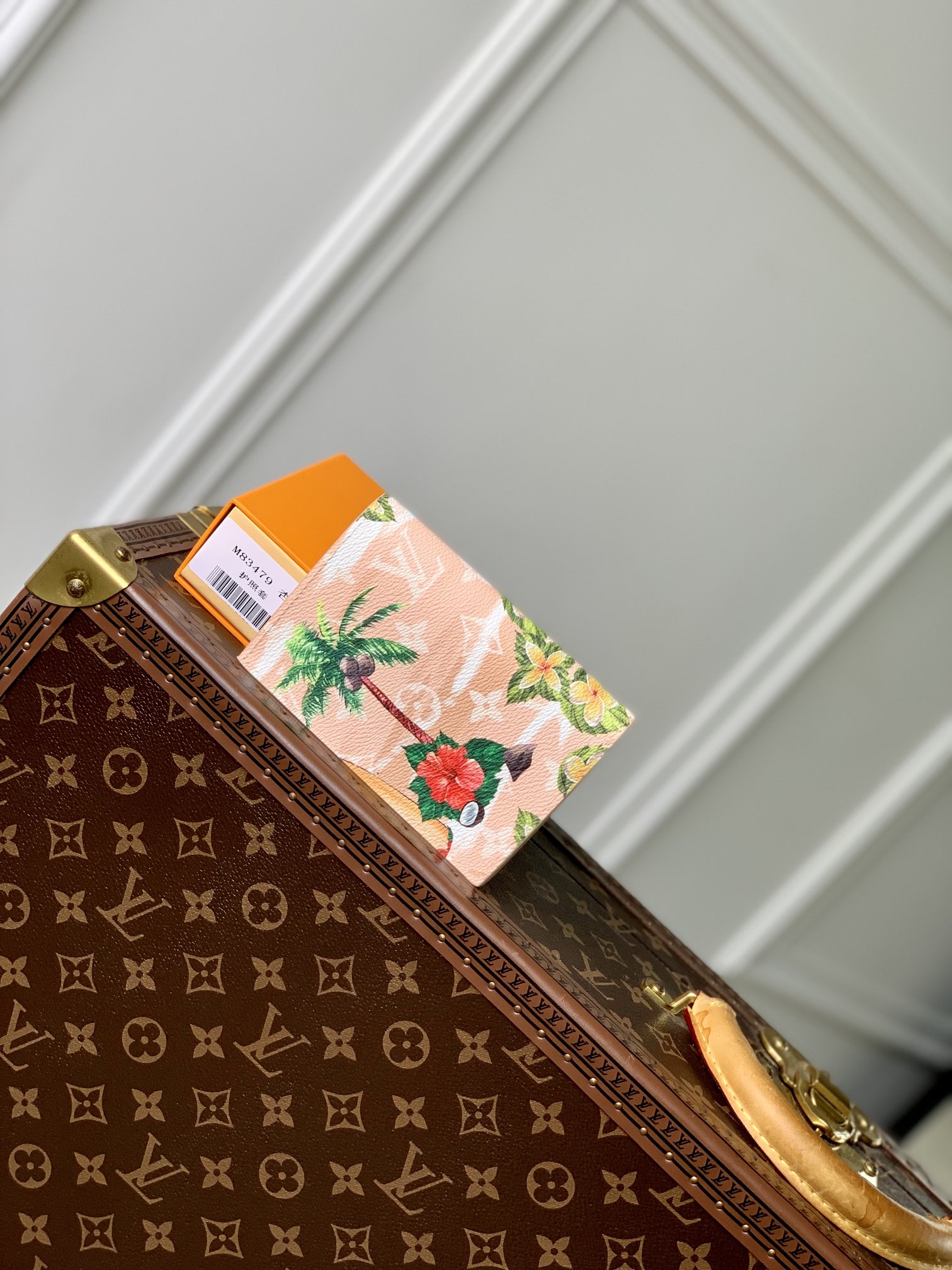 Best Replica
 Wallet Card pack Apricot Color Printing Canvas Summer Collection M83479