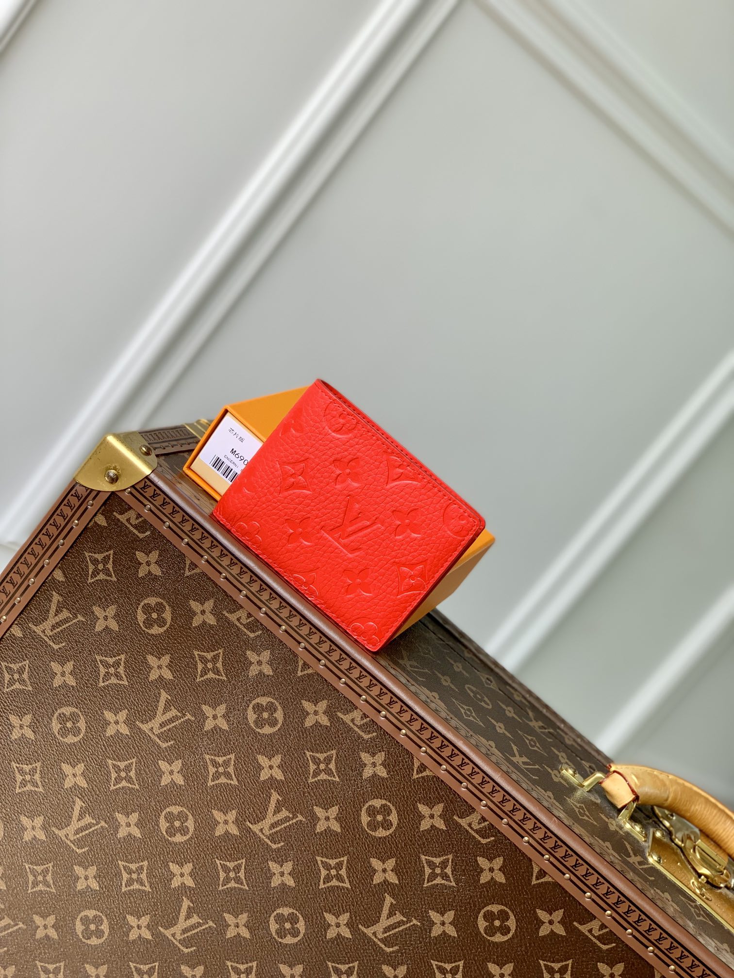 2023 Replica Wholesale Cheap Sales Online
 Louis Vuitton Wallet Card pack Red Taurillon M69037