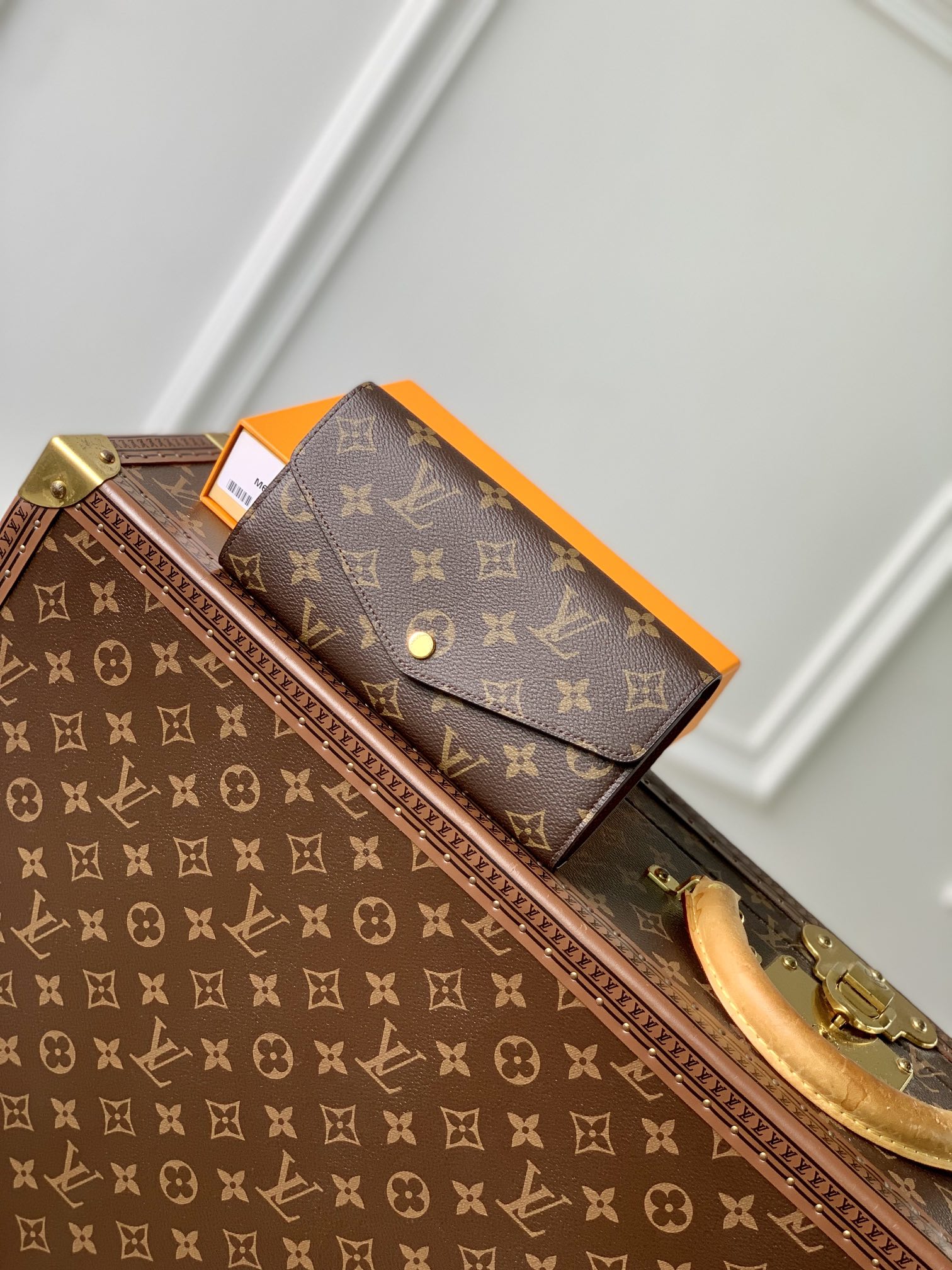 Louis Vuitton Wallet Brown Gold Hardware Monogram Canvas M60531