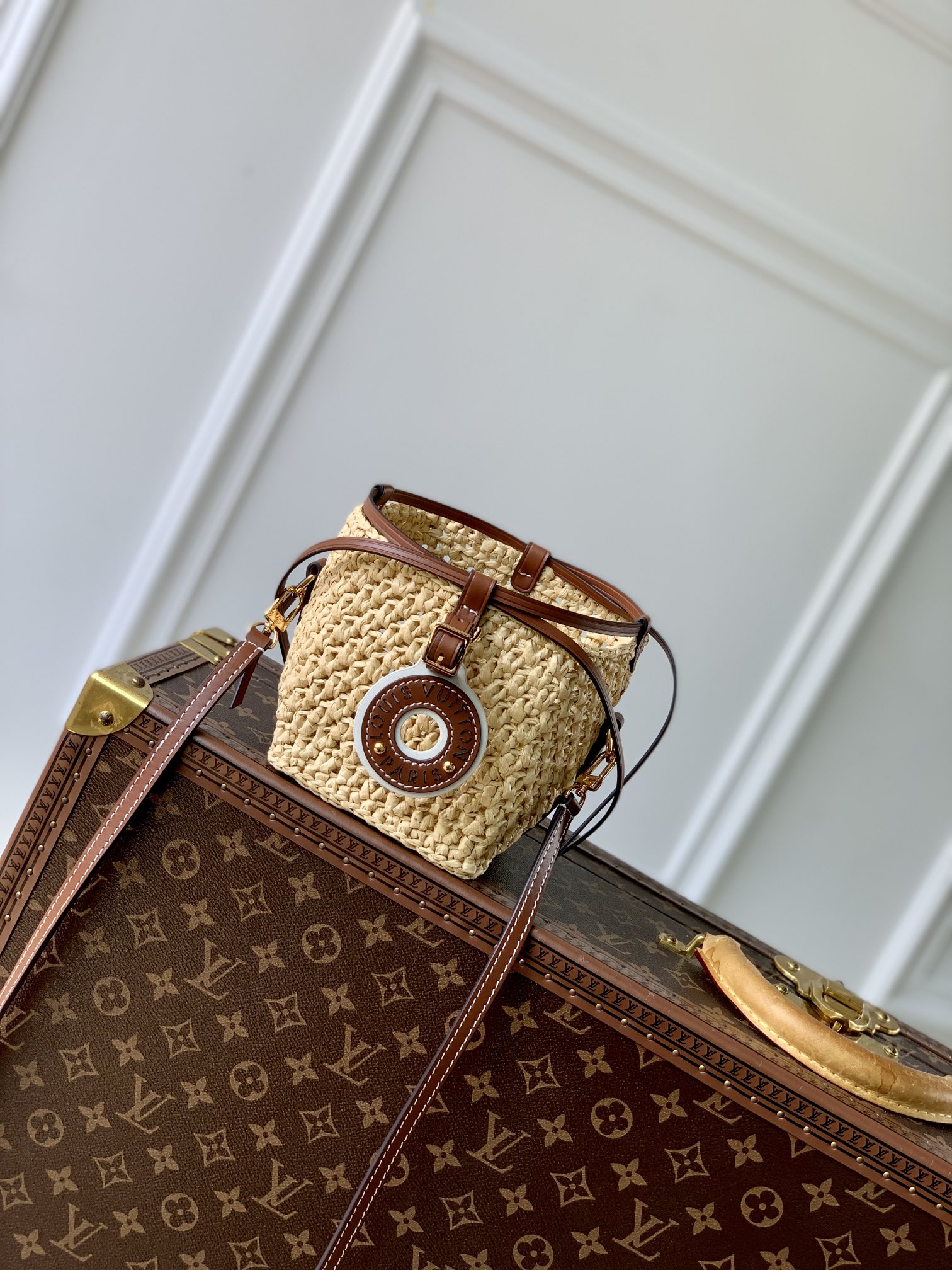 Louis Vuitton Tassen handtassen Hoogste productkwaliteit
 Raffia M83521