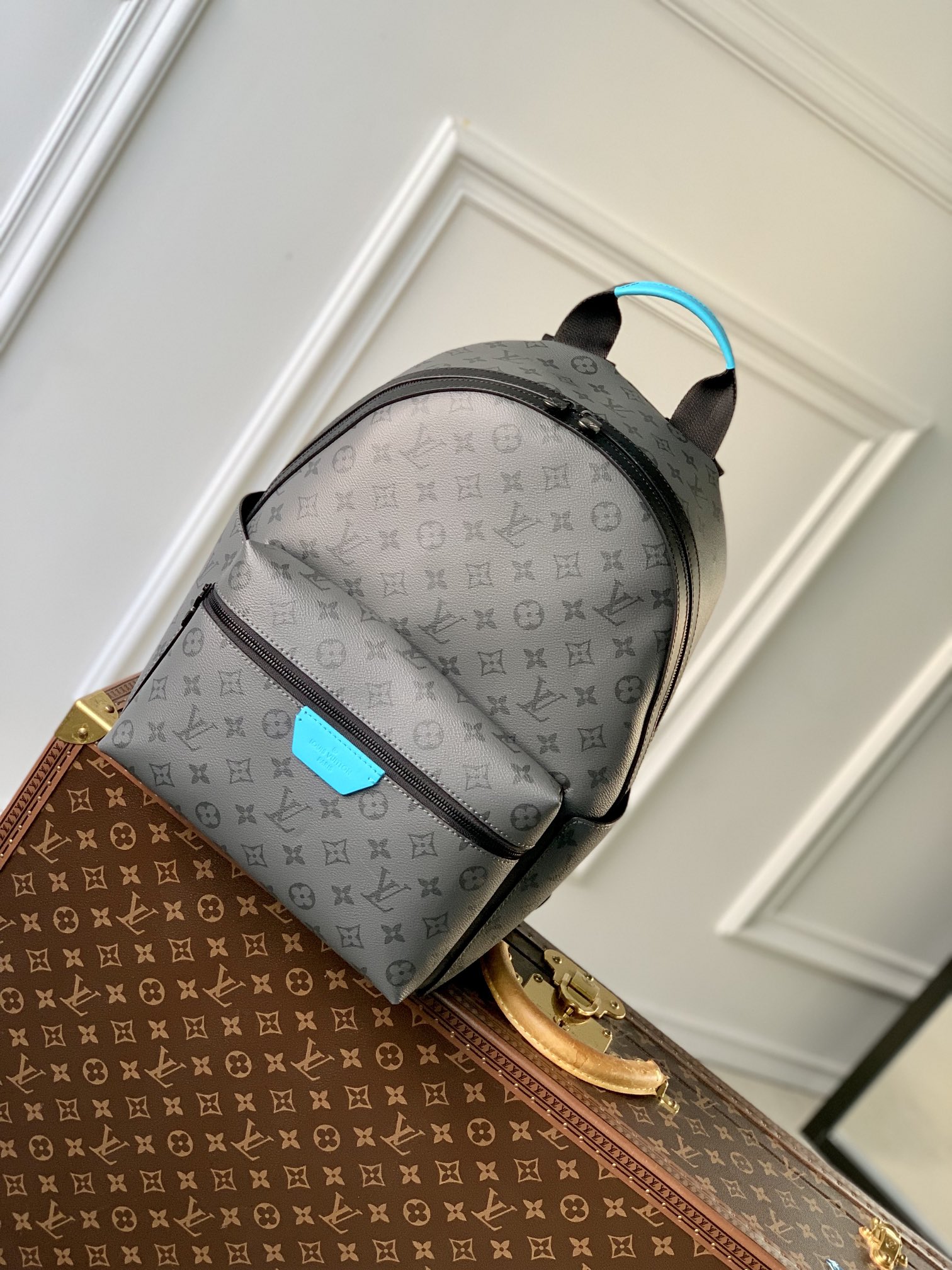 Louis Vuitton LV Discovery Tassen Rugtassen Koop AAA goedkoop
 Monogram Eclipse Canvas M11641