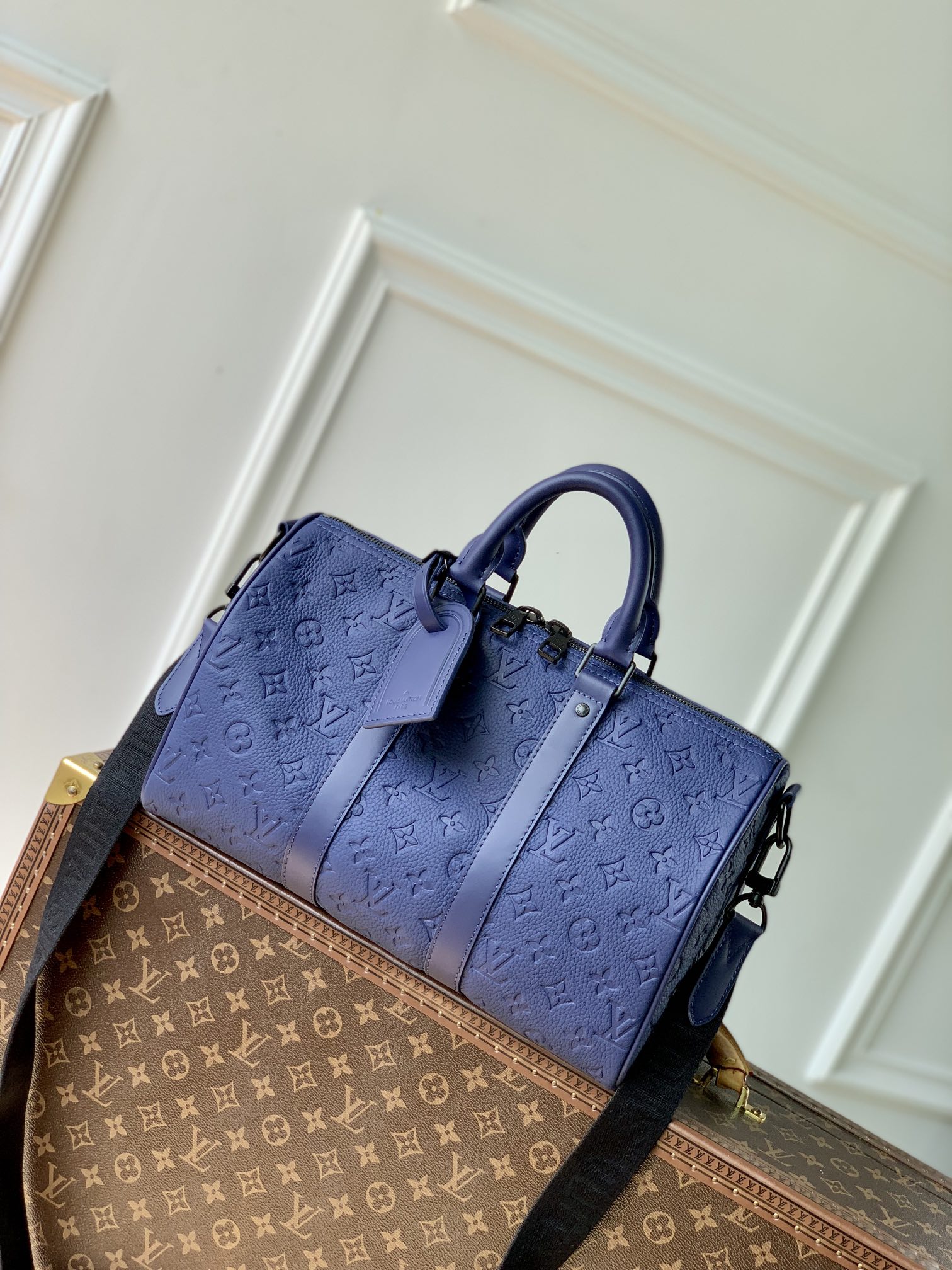 Louis Vuitton LV Keepall Tassen handtassen Taurillon Koeienhuid M11691