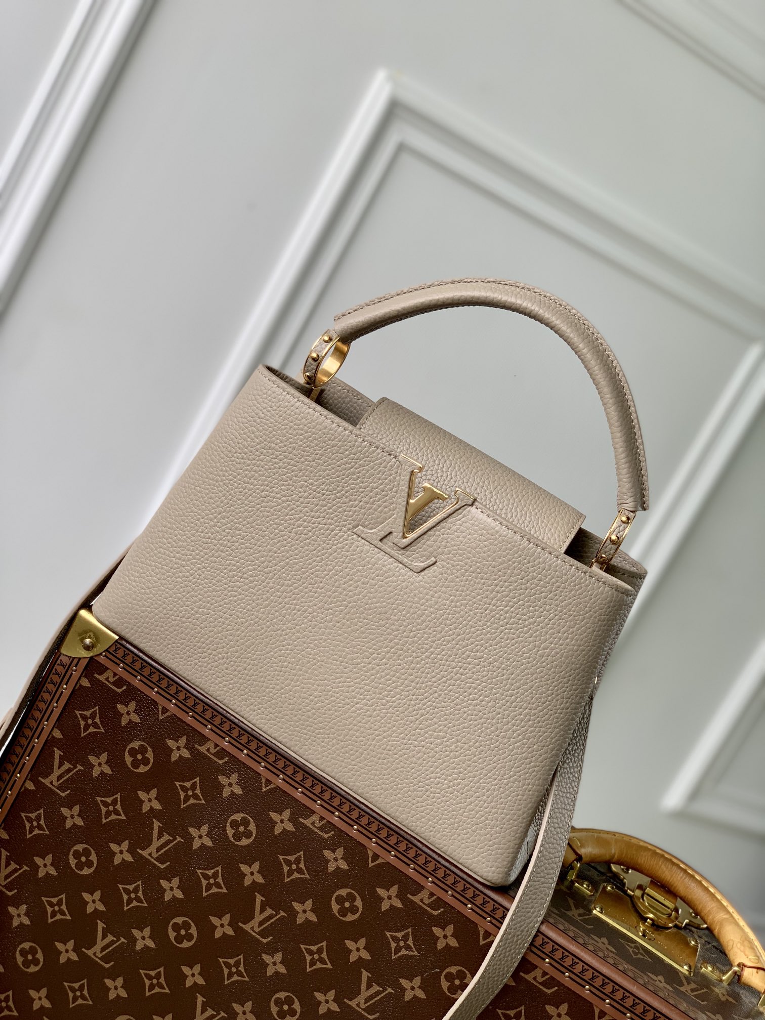 Louis Vuitton LV Capucines Bags Handbags Taurillon Cowhide M24727