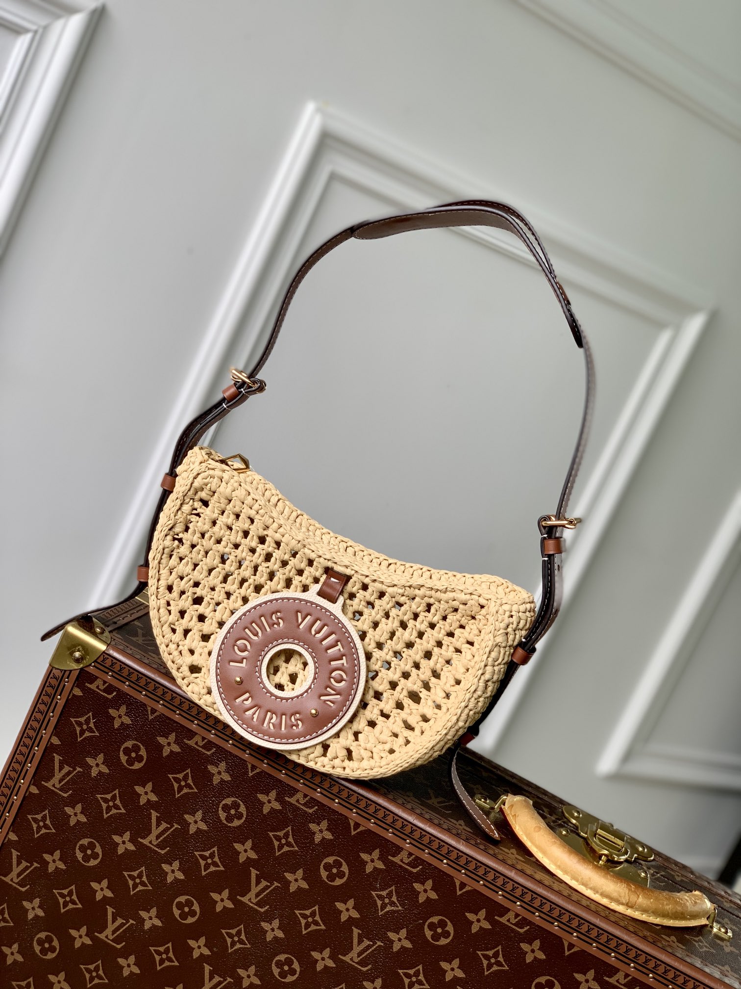 Louis Vuitton Bags Handbags Cowhide Raffia M24811