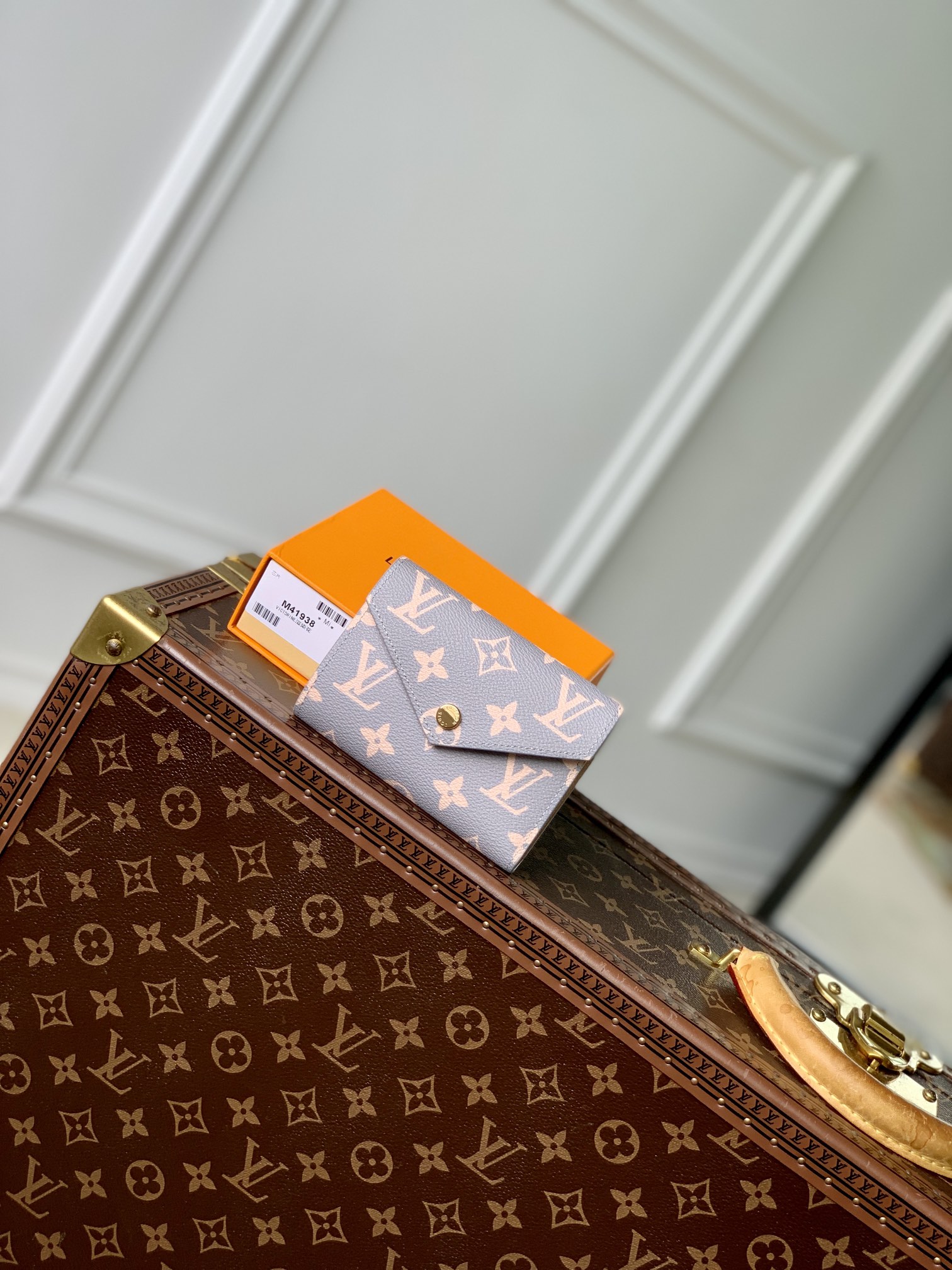 Louis Vuitton Portefeuille Monogram Canvas Koeienhuid