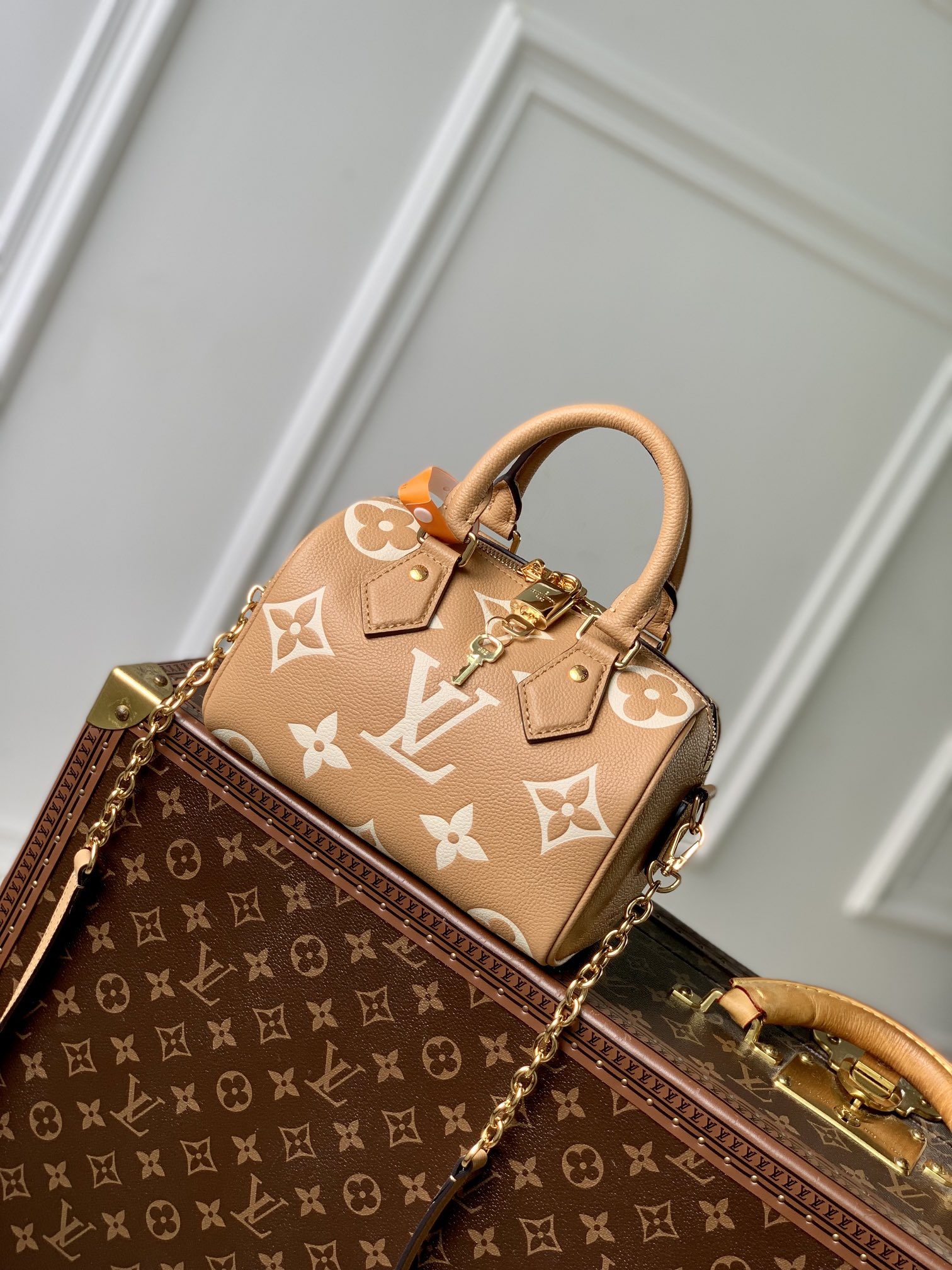 Louis Vuitton LV Speedy Tassen handtassen Bruin Empreinte​