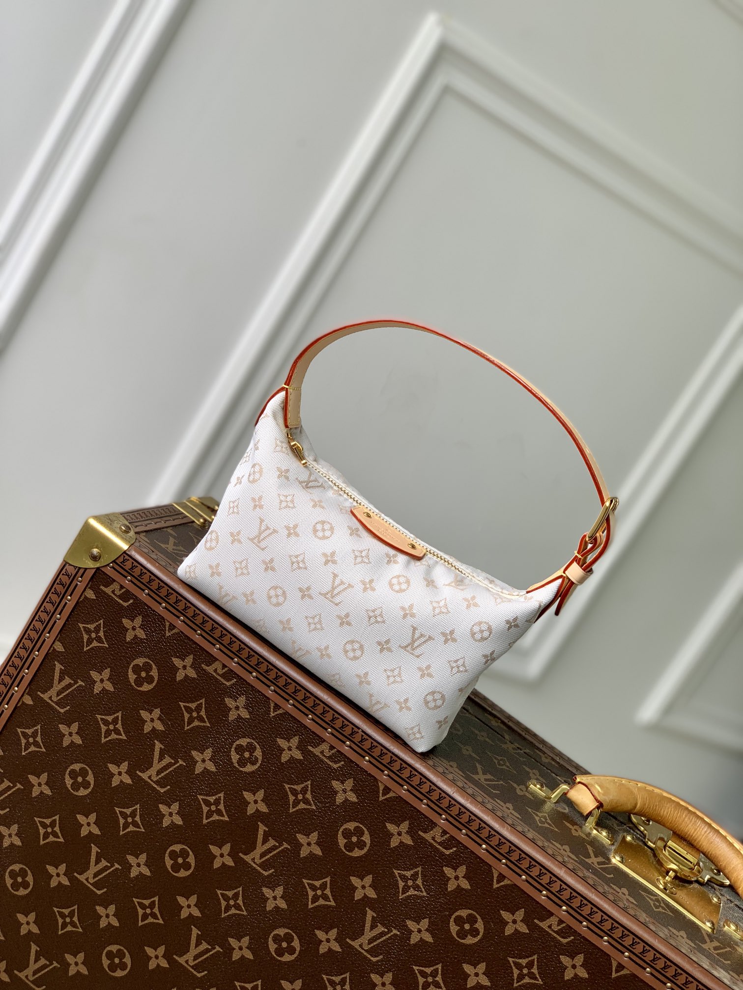 Louis Vuitton Bags Handbags Gold Monogram Canvas Cowhide Fall/Winter Collection Pochette Mini M12433