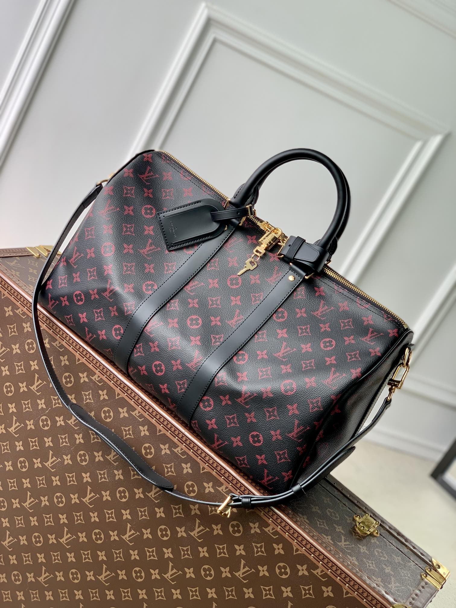 Louis Vuitton LV Keepall Tassen Reis Tas Canvas Stof M12441