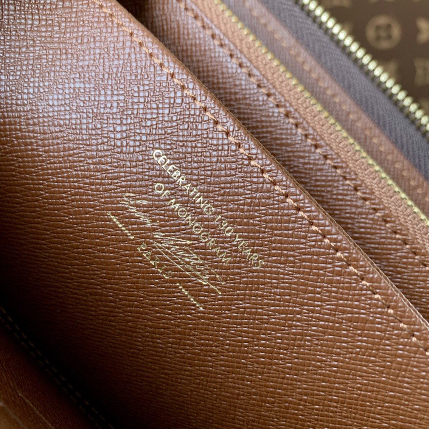 LV Style Brown Leather Wallet Bags detail image 8 from source 770225