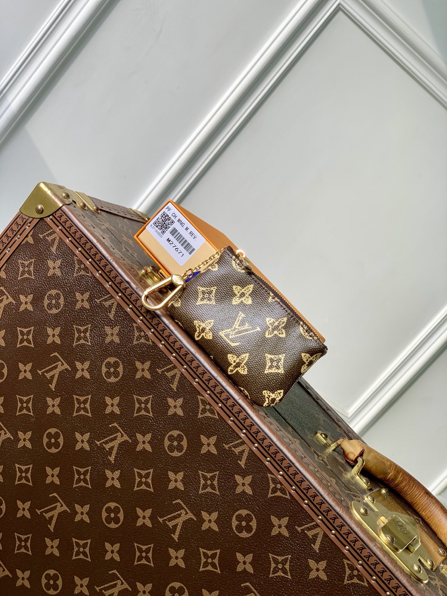 LV Style Brown Canvas Wallet Bags detail image 1 from source 770227