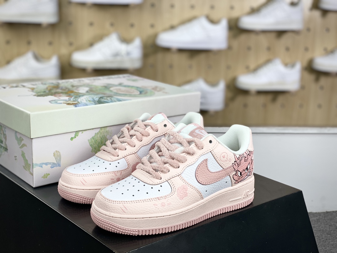 耐克Nike Air Force 1’07 Low Retro”Macaron”空军一号板鞋“杏白粉蒸汽木偶龙年”