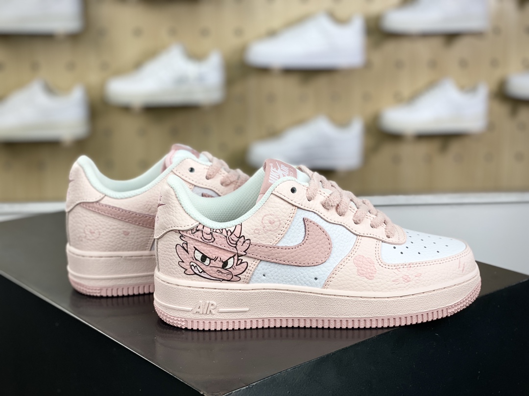 耐克Nike Air Force 1'07 Low Retro”Macaron”空军一号板鞋“杏白粉蒸汽木偶龙年”