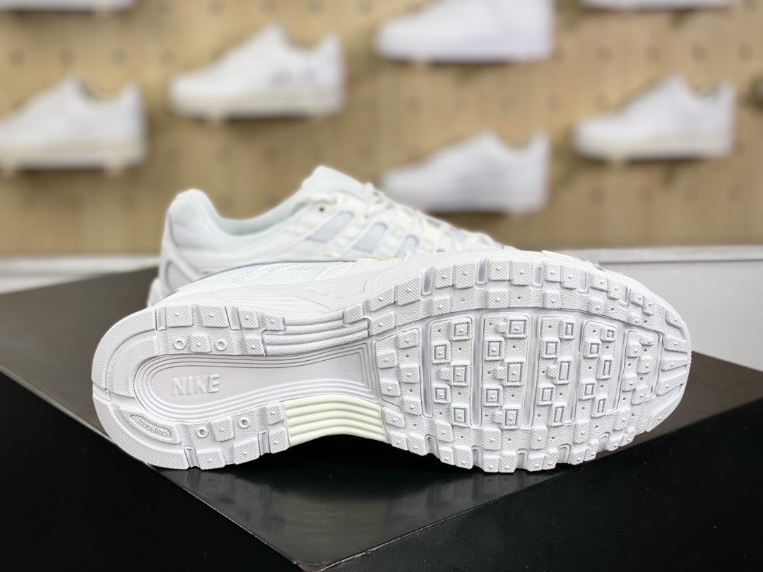 耐克Nike P-6000”Tirple White”系列低帮复古老爹风慢跑鞋“全白武士”BV1021-102