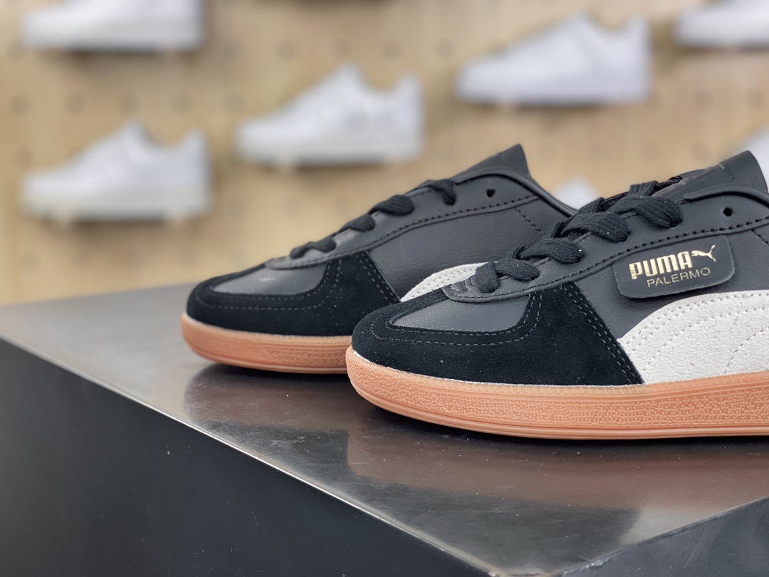 140 彪马Puma Creeper Phatty"Black Warm White"松糕增高板鞋“翻毛黑米白生胶底”396403-01