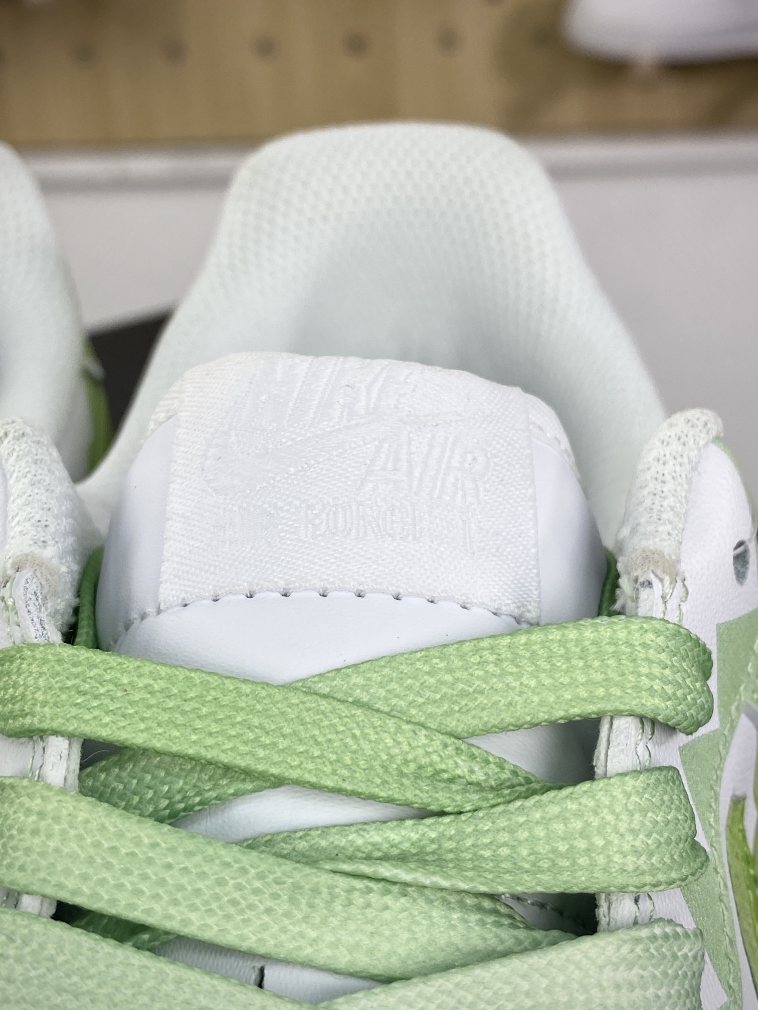 240 Nike Air Force 1’07 Low"Beige White/Apple Green Checkerboard"空军一号板鞋“皮革绿库洛米骷髅”CW2288-111